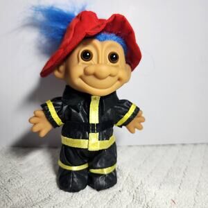 Russ Troll "FIREMAN", Blue Hair.